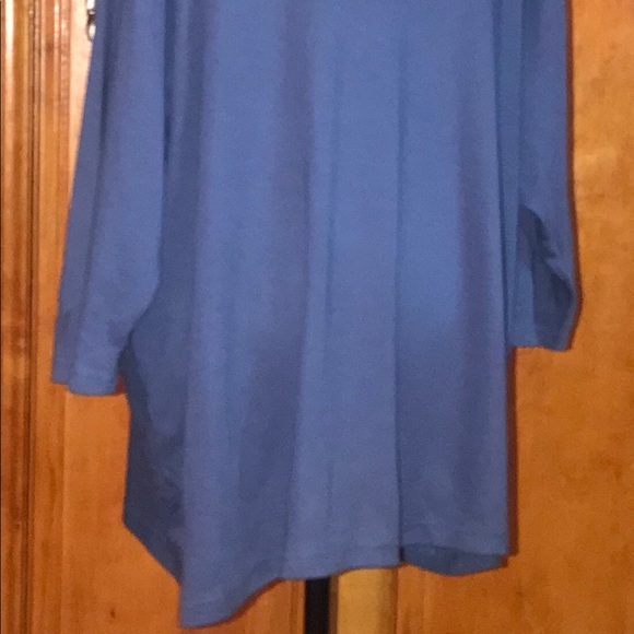 Crystal Kobe Blue Blouse NWT - Picture 4 of 8